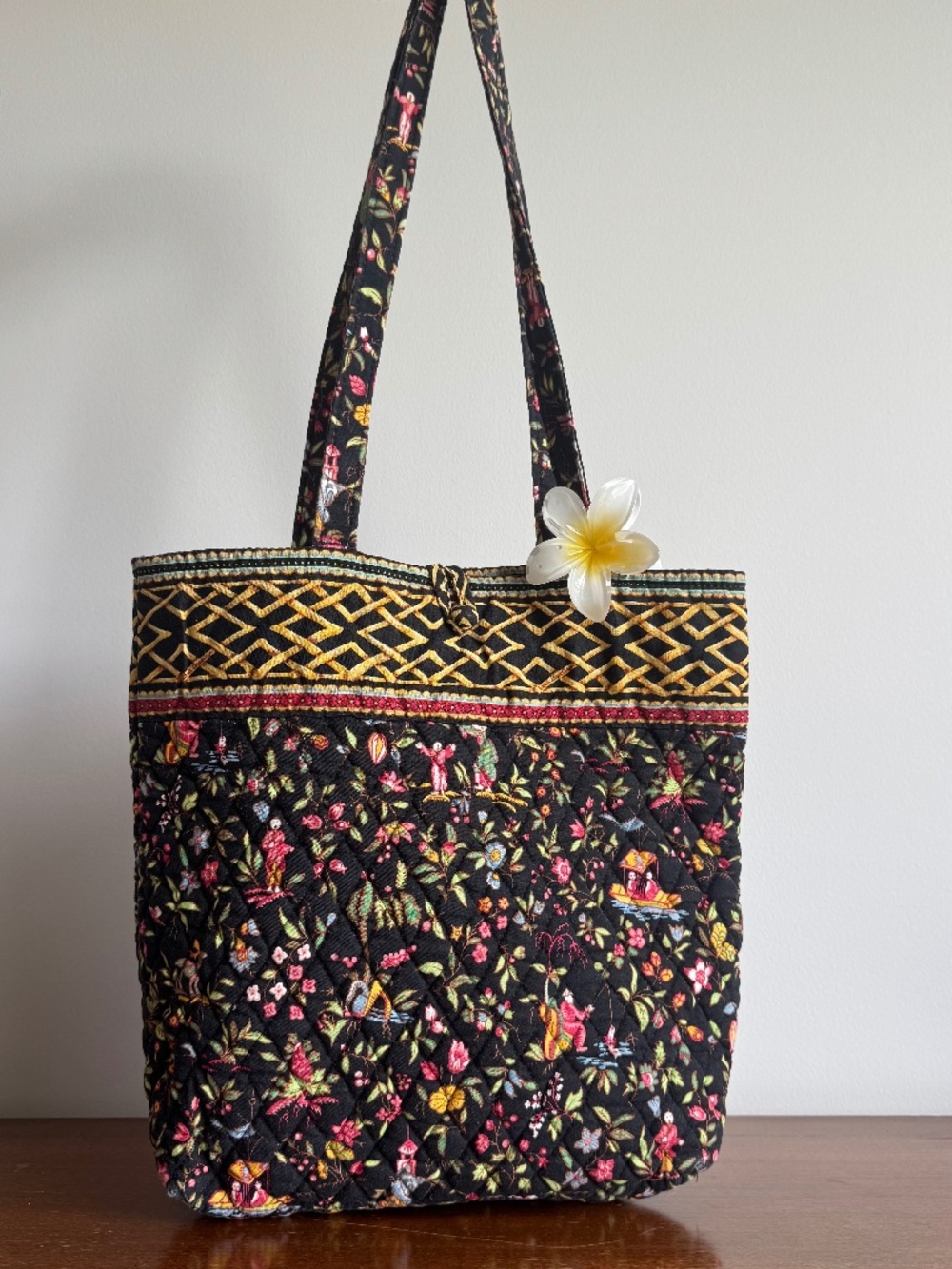 Vera Bradley Ming Fall 2001 Retired Pattern Vintage Tote Shoulder Bag